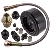 Vtec Head Conversion Kit Für Honda Acura LS / B20 Aluminum Adapter Plate Schwarz
