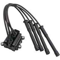 ZÜNDSPULE ZÜNDKABELSATZ ZÜNDMODUL kompatibel für RENAULT CLIO II TWINGO 1.2 16V 8200084401