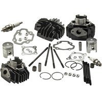 Zylinder Kolben DichtungI Satz Komplett kompatibel für YAMAHA PW50 81-09 kompatibel für YAMAHA QT50 79-87