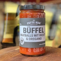 Die Fette Kuh - Büffel Meatballs in Tomatensugo