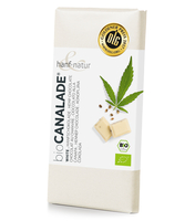 Hanfschokolade Cannalade Weiß - hanf & natur