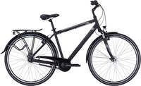 Citybike Pegasus Piazza 7 Herren schwarz matt (Rahmenh. Pegasus: 55 cm Körpergrösse 175 - 185 cm)