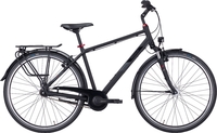 Citybike Pegasus Solero SL 7 Herren schwarz (Rahmenh. Pegasus: 45 cm Körpergrösse 150 - 160 cm)
