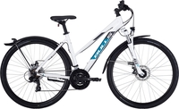 Crossbike Bulls Wildcross Street trapez weiß (Rahmenhöhe Bulls 28": 44 cm Körpergr. 150 -160 cm)