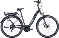 Damen E-Bike Pegasus Solero E8 Plus Wave schwarz. 2023 (Rahmenh. Pegasus: 50 cm Körpergrösse 160 - 170 cm / Option Akkukap: 400 Wh Bosch)