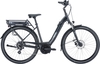 Damen E-Bike Pegasus Solero E8 Plus Wave schwarz. 2023 (Rahmenh. Pegasus: 50 cm Körpergrösse 160 - 170 cm / Option Akkukap: 500 Wh Bosch)
