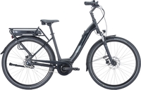 Damen E-Bike Pegasus Solero E8R Plus Wave schwarz. 2024 (Option Akkukapazität: Bosch 500 Wh / Rahmenhöhe: 45 cm Körpergrösse 150 - 160 cm)
