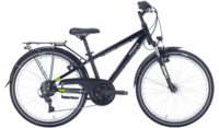 Kinder Fahrrad Pegasus Avanti 18 schwarz 24 Zoll (Rahmenhöhe Kinder: 24 Zoll Körpergrösse 140 - 150 cm)