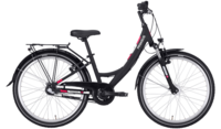 Kinder Fahrrad Pegasus Avanti 3 schwarz 24 Wave (Rahmenhöhe Kinder: 24 Zoll Körpergrösse 140 - 150 cm)