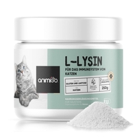 L-Lysin für Katzen 250g Nahrungsergänzung für Katzen Animigo
