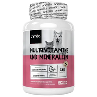 Multivitamine & Mineralstoffe für Hunde und Katzen - Tabletten für das Wohlbefinden - 365 Tabletten