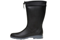 Bockstiegel Gummistiefel in Übergrößen Schwarz/Dunkelgrau Axel-M 10006_15 große Damenschuhe / Herrenschuhe