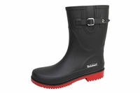 Bockstiegel Lotte-K Gummistiefel in Übergrößen Schwarz 10323_1 schwarz/rot große Unisexschuhe