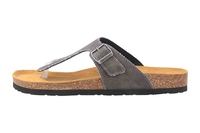 Dr. Brinkmann Zehentrenner in Übergrößen Grau 600057-09 große Herrenschuhe