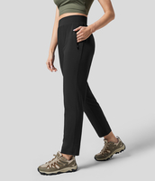 Halara - Breezeful™ schnell trocknende Jogginghose mit hohem Bund und seitlicher Reißverschlusstasche - Schwarz - S(regular)