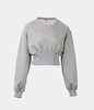 Halara - Cropped Korsett-Sweatshirt - Grau - S