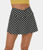 Halara - Everyday 2-in-1 Tennisrock-Lucid - Weiße Polka - XL