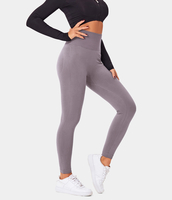 Halara - Po-Lifting Leggings mit hohem Bund,  Scrunch und nahtlosem Flow - Nirvana - XS(full_length)