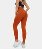 Halara - Po-Lifting Leggings mit hohem Bund,  Scrunch und nahtlosem Flow - Potter
