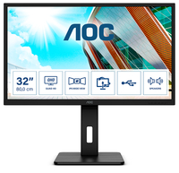 AOC Q32P2 - LED-Monitor - 80 cm (31.5") - 2560 x 1440 QHD @ 75 Hz