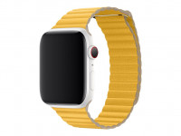 Apple 40mm Hermès Double Tour - Uhrarmband - Medium - Meyer lemon - für Watch (42 mm,  44 mm)