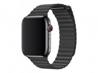Apple 40mm Hermès Double Tour - Uhrarmband für Smartwatch - Large - Schwarz - für Watch (42 mm,  44 m