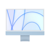 Apple iMac 24" blau,  M1 - 8 Core CPU / 8 Core GPU,  8GB RAM,  256GB SSD,  Gb LAN mgpk3d/a