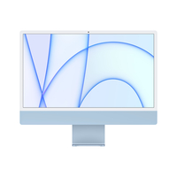 Apple iMac 24" blau,  M1 - 8 Core CPU / 8 Core GPU,  8GB RAM,  256GB SSD,  Gb LAN mgpk3d/a