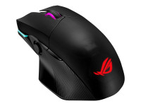 ASUS ROG Chakram - Maus - optisch - kabellos,  kabelgebunden - Bluetooth,  2.4 GHz - kabelloser Empfän