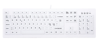 Cherry AK-C8100F-U1-W/NOR - USB - Membran Key Switch - QWERTY - Weiß