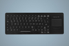 Cherry Hygiene Backlit Compact Touchpad Keyboard Fully Sealed Watertight USB Black ak-cb4400f-gus-b/ge
