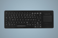Cherry Hygiene Backlit Compact Touchpad Keyboard Fully Sealed Watertight USB Black ak-cb4400f-gus-b/ge