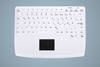 Cherry Hygiene Notebook Style Touchpad Keyboard Fully Sealed Watertight USB White ak-4450-guvs-w/ge