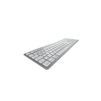 Cherry KW 9100 SLIM - Tastatur - kabellos - 2.4 GHz,  Bluetooth 4.0 jk-9110us-1