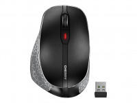 Cherry MW 8 ERGO - Maus - ergonomisch - Für Rechtshänder - optisch - 7 Tasten - kabellos - RF,  2.4 G