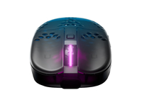 Cherry Xtrfy MZ1 - Maus - ergonomisch - optisch - kabellos - 2.4 GHz - kabelloser Empfänger (USB) mz1w-rgb-black