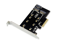 Conceptronic EMRICK 2-in-1-M.2-SSD-PCIe-Adapter SATA AHCI NVMe - PCIe - M.2 - PCIe 3.0 - Passiv - Ch emrick04b