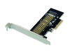 Conceptronic EMRICK M.2-NVMe-SSD-PCIe-Adapter - PCIe - M.2 - PCIe 3.0 - Schwarz - Edelstahl - Passiv emrick05b