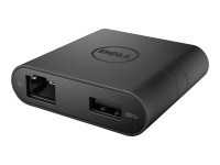 Dell DA200 - Adapter USB-C zu HDMI,  VGA,  Ethernet,  USB 3.0