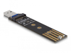Delock Schnittstellenadapter - M.2 - M.2 Card (PCIe NVMe & SATA) 64197