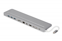 DIGITUS 12" Universal Notebook Docking Station,  USB Type-C