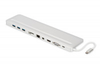 DIGITUS 12" Universal Notebook Docking Station,  USB Type-C