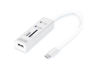 DIGITUS USB Type-C OTG 3-Port Hub + Kartenleser da-70243