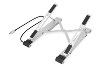 DIGITUS Variabler Notebook-Ständer mit integriertem USB-C Hub,  5-Port da-90424