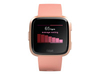 Fitbit Versa - Aluminium,  Roségold - intelligente Uhr mit Band
