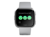 Fitbit Versa - Aluminium,  Silber - intelligente Uhr mit Band