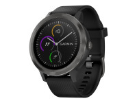 Garmin vívoactive 3 - Waffenmetall - intelligente Uhr mit Band