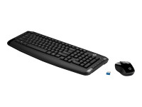 HP 300 - Tastatur-und-Maus-Set - kabellos - Deutsch