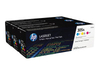 HP 305A - 3er-Pack - Gelb,  Cyan,  Magenta - Original - LaserJet - Tonerpatrone (CF370AM)