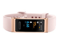 Huawei Band 4 Pro - Aktivitätsmesser mit Riemen - Silikongummi - Rotgold - Anzeige 2.4 cm (0.95")